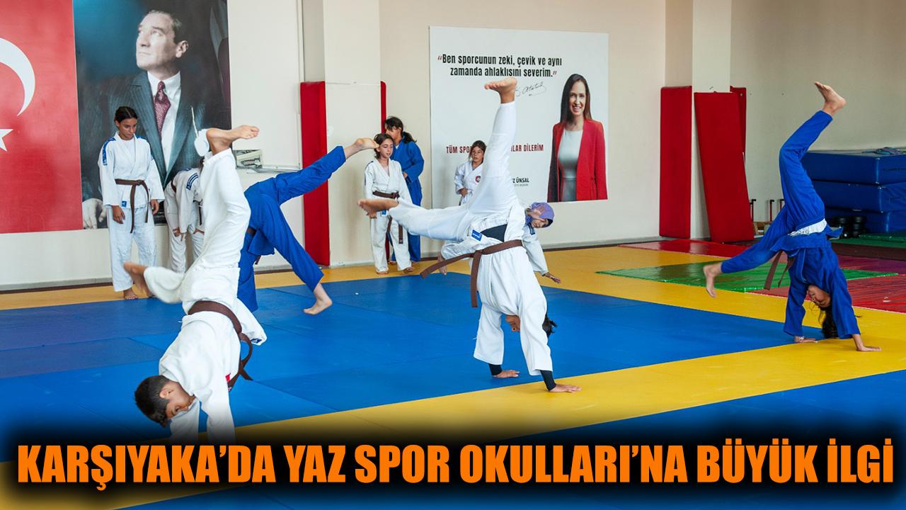 Karşıyaka’da Yaz Spor Okulları’na büyük ilgi
