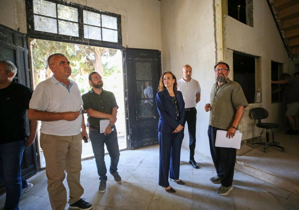 Latife Hanım Köşkü’nde restorasyon devam ediyor: