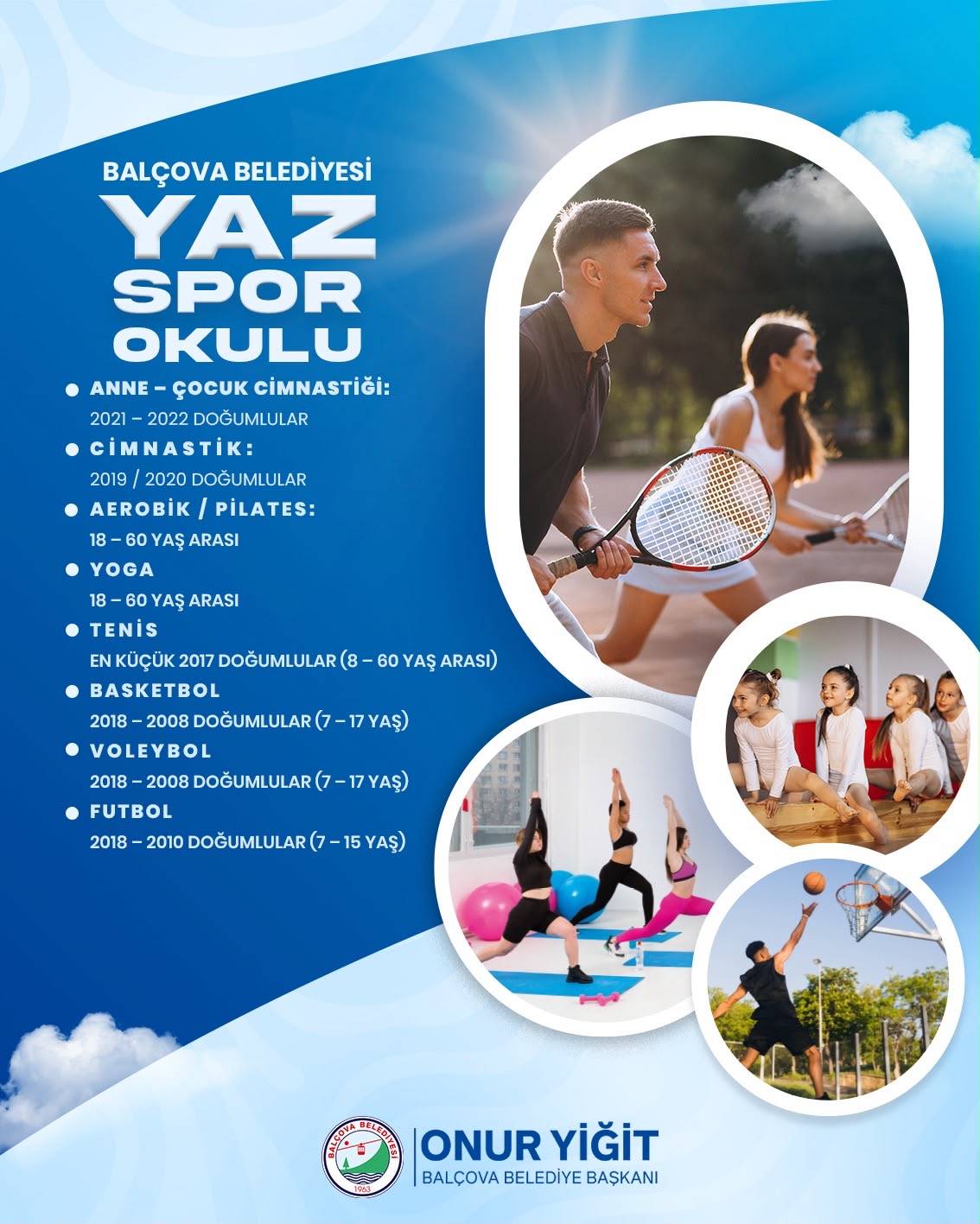 Balçova’da Yaz Spor Okulları İçin Kayıt Heyecanı Başladı