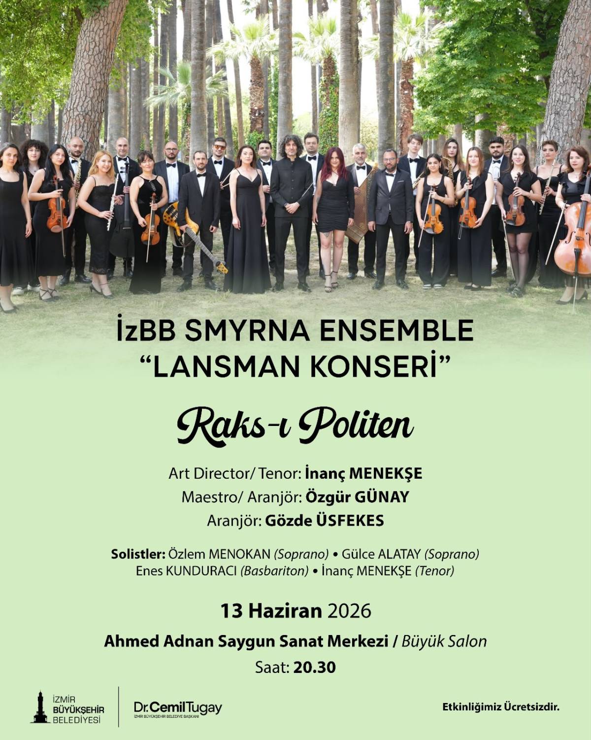 İzmir Büyükşehir Belediyesi’nden kente iki yeni orkestra