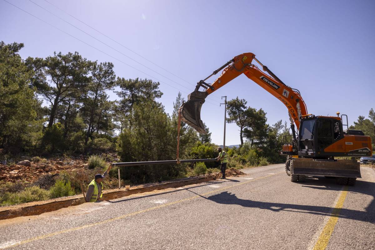 Urla’ya 40 kilometrelik içme suyu hattı
