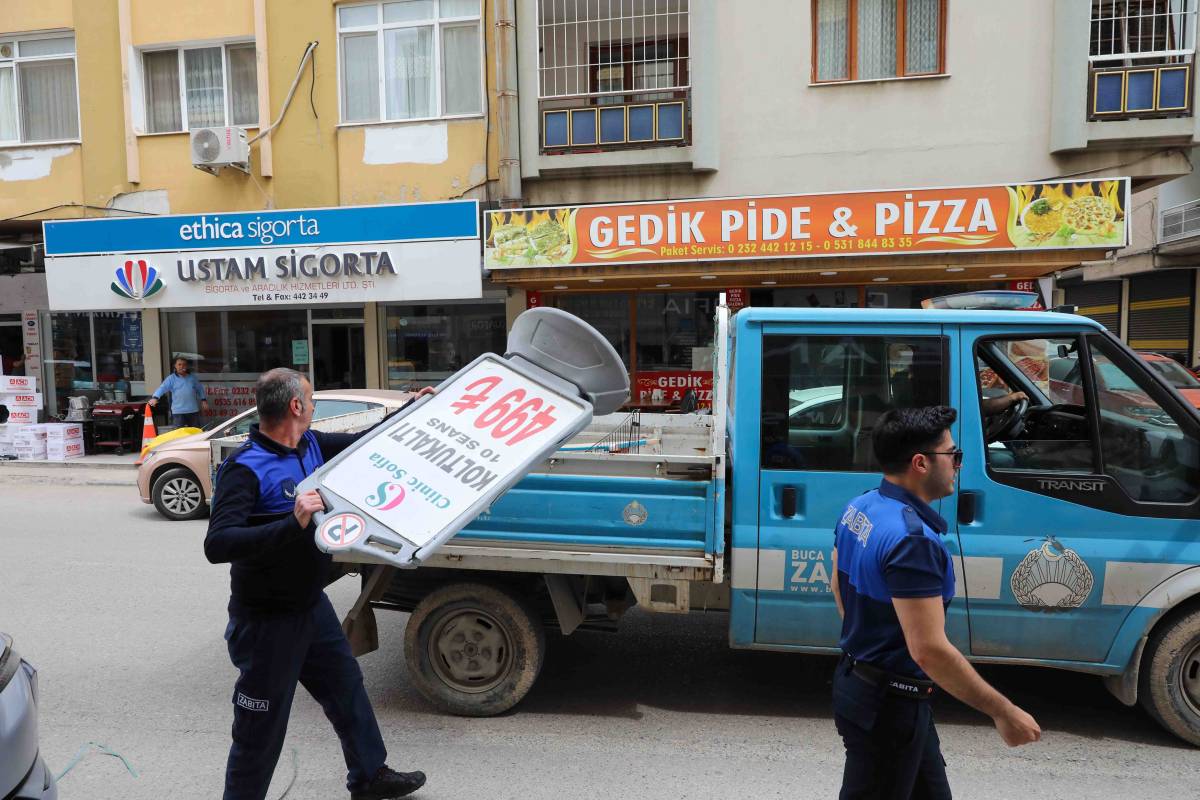 Buca’da kaldırım işgallerine geçit yok