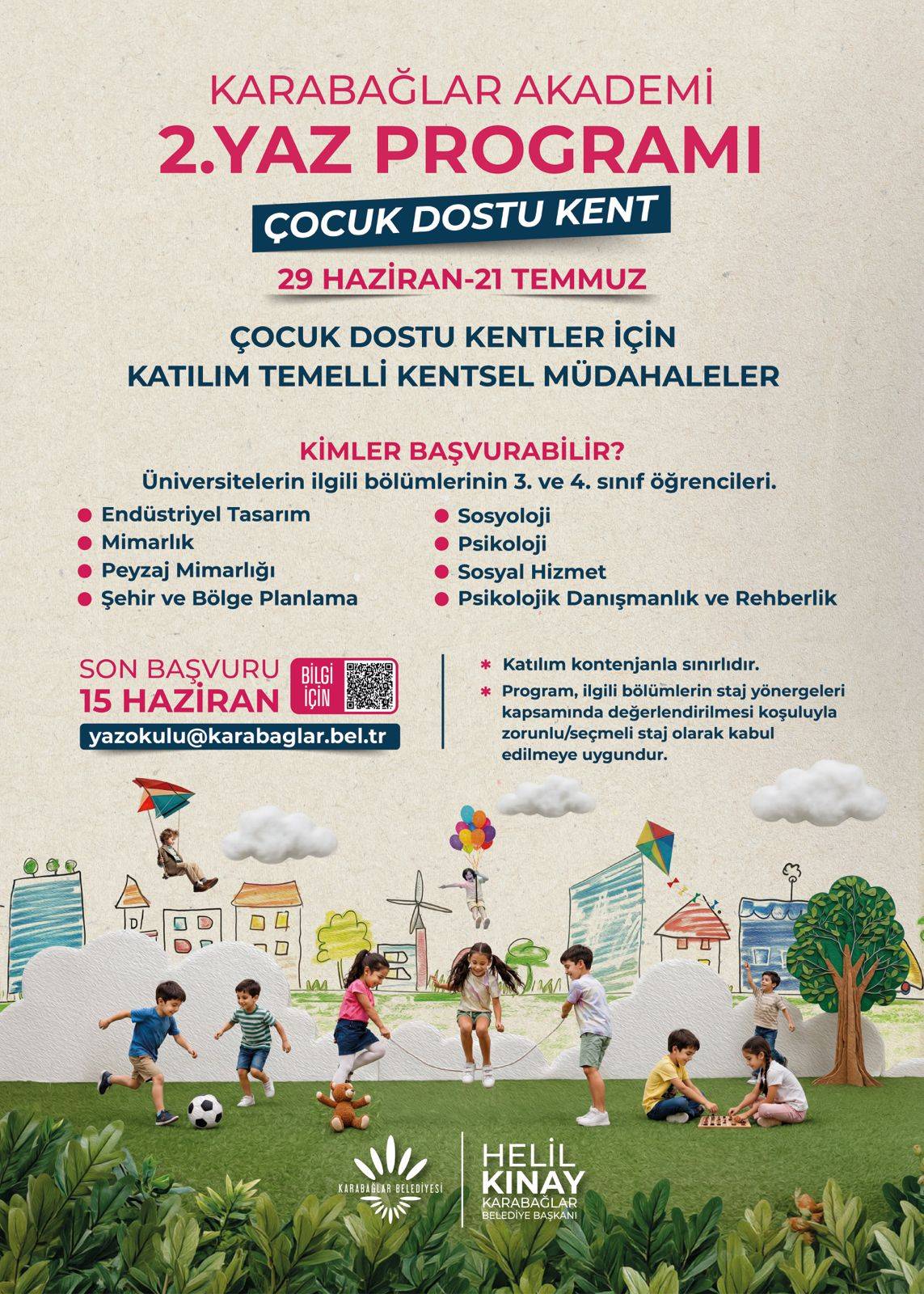 Karabağlar Akademi 2. Yaz Programı Başlıyor