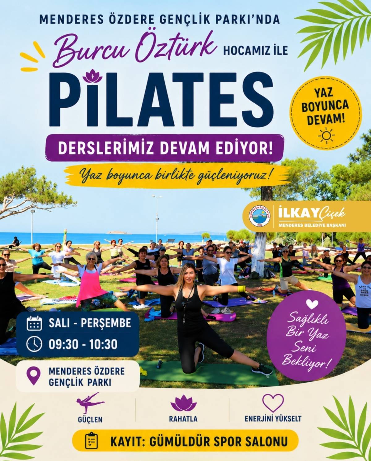 Yeşille Mavinin Buluştuğu Yerde Pilates