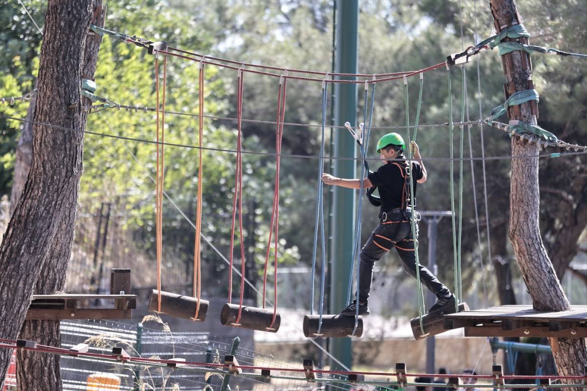 Başkan Mutlu Macera Parkı’nda çocuklarla bir araya geldi