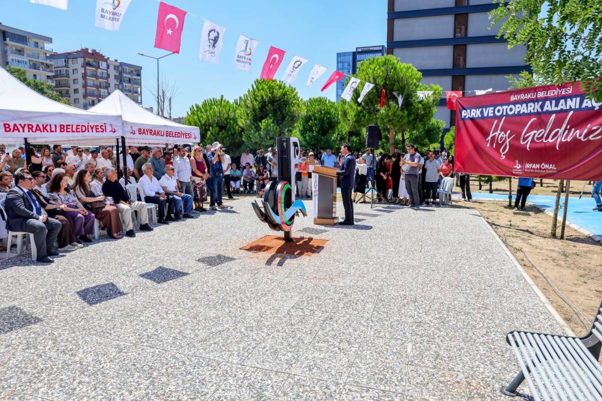 Bayraklı’ya Yeni Park Ve Otopark