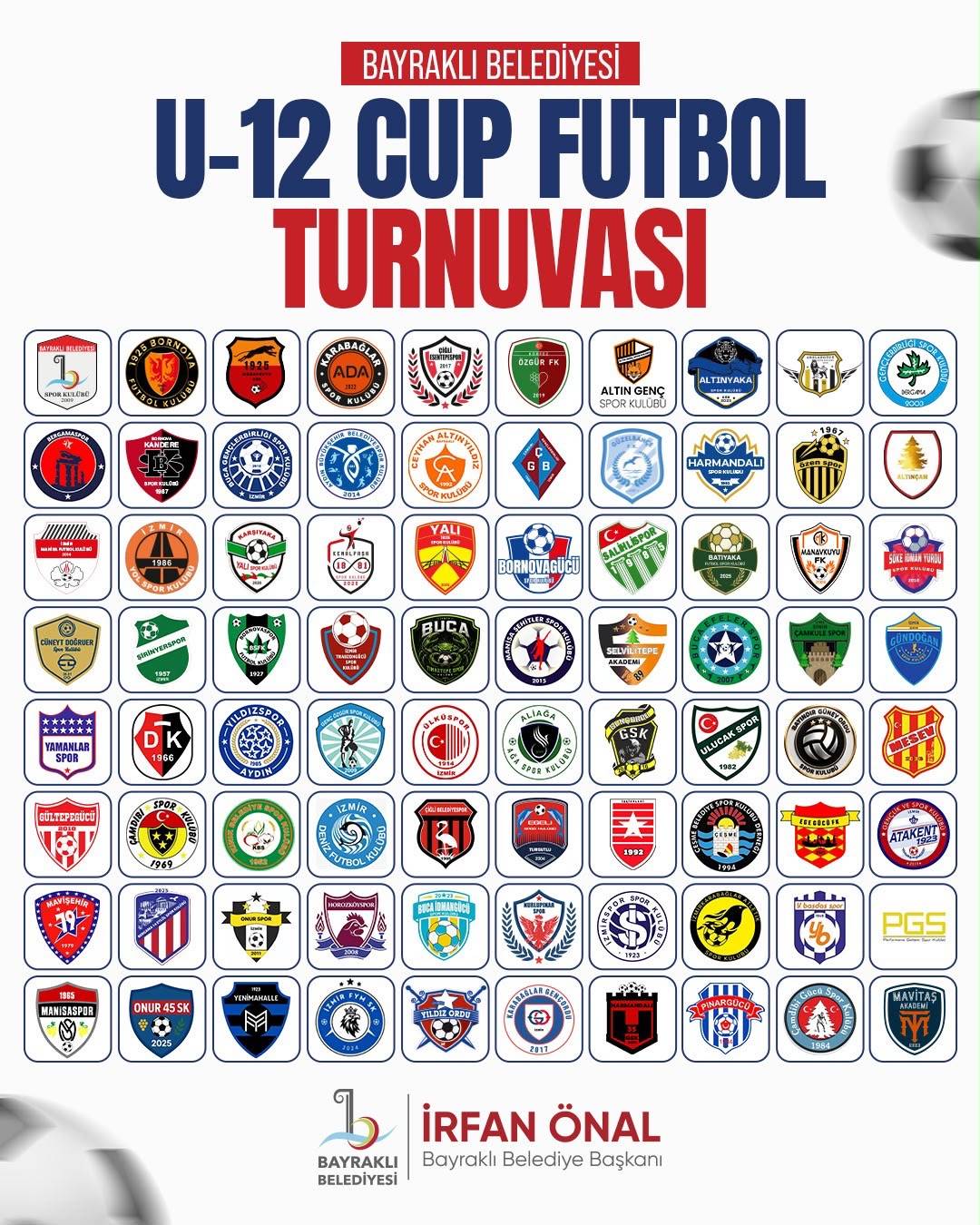 Bayraklı'da U-12 Cup heyecanı başladı